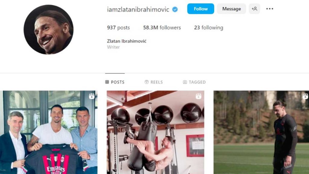 Zlatan Ibrahimovic’s Social Media