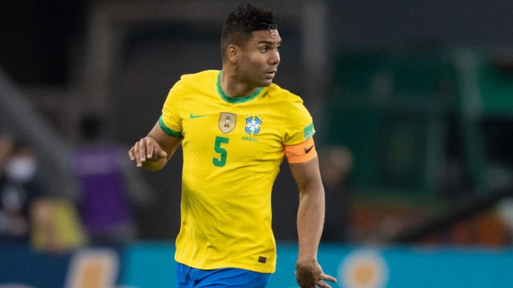 Casemiro’s appearances and goals in the national team