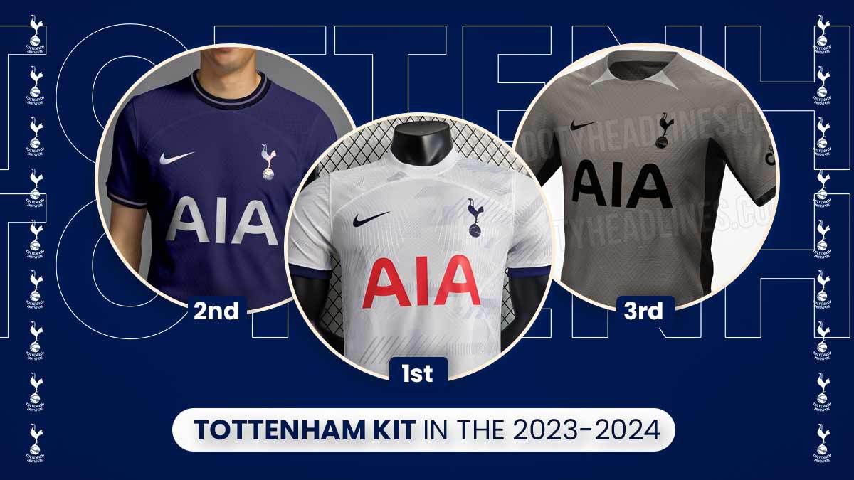 Tottenham Kit in the 2023-2024 Season [Home & Away] - Footbalium