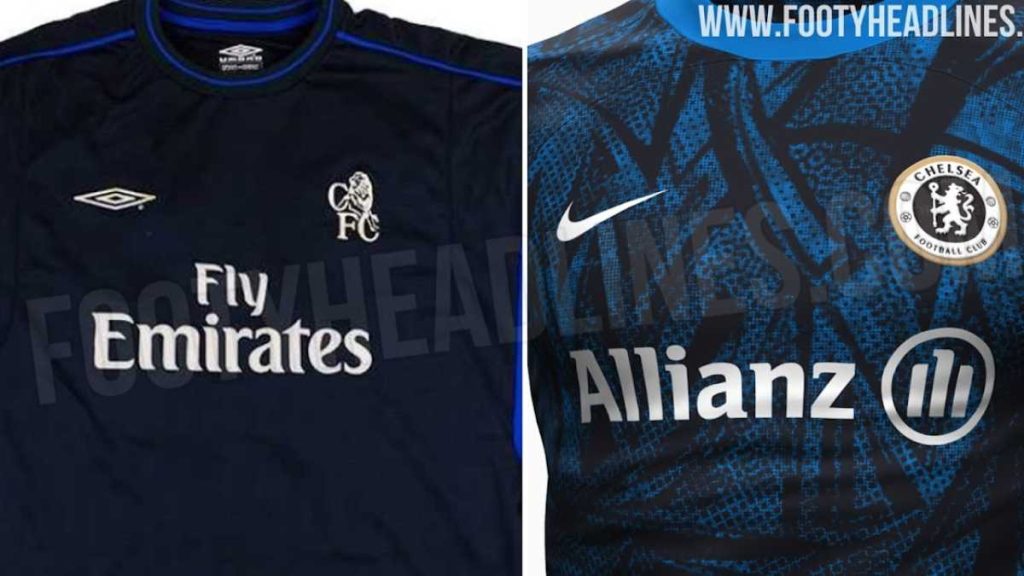 Chelsea 23/24 Home kit based on footyheadlines & Allianz rumours