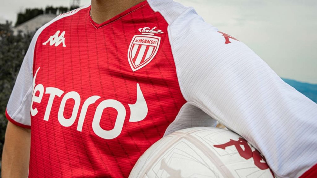 Monaco Football Kits in the new season: Home