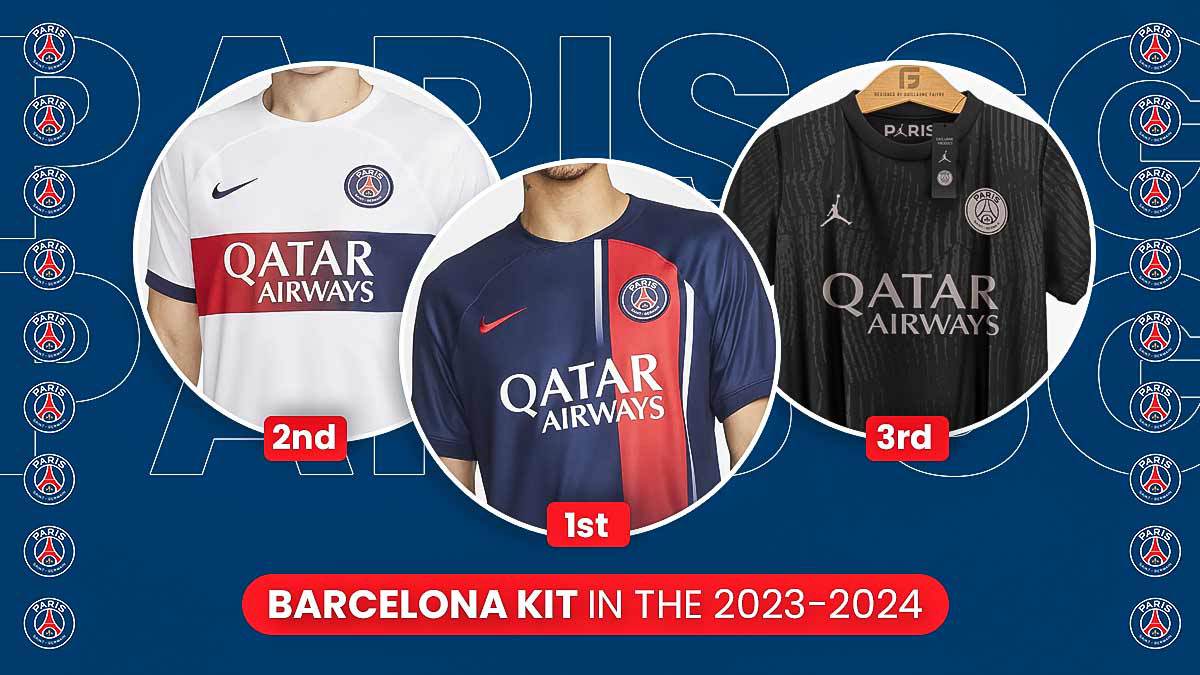 PSG kits 2023-2024 as French Ligue 1 champions unveil new away